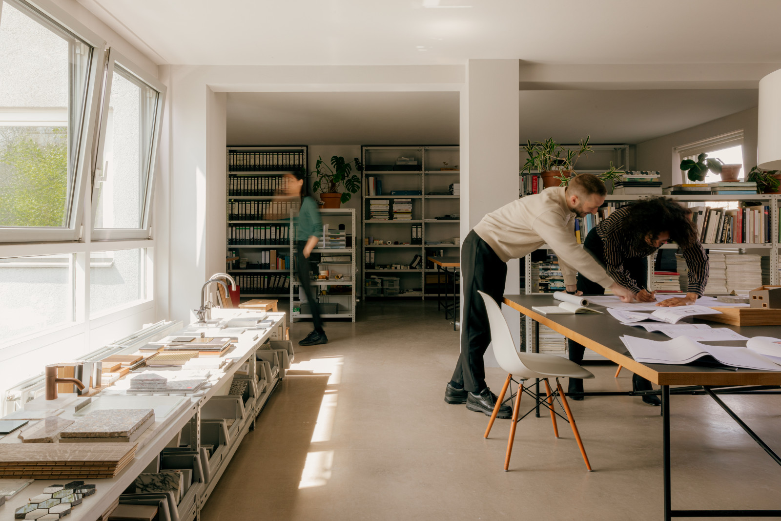 Inside the studio: a working session in progress